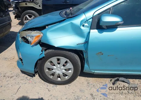 2012 Toyota Prius C One from USA, damaged, VIN JTDKDTB39C1027055